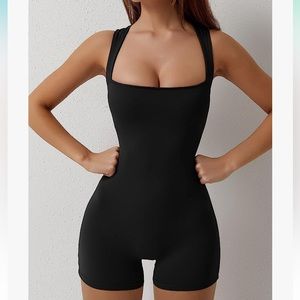 Black jumper romper